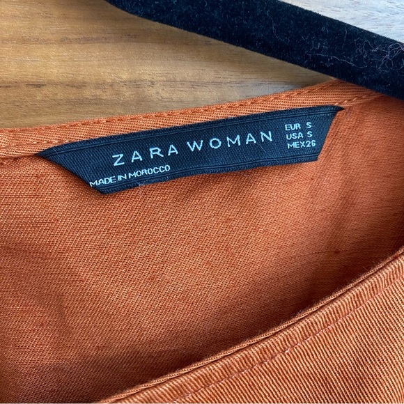 ZARA PUFFY SLEEVED DRESS, SIZE S - Picture 9 of 12